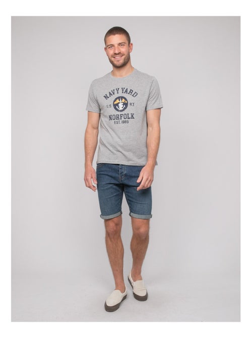T-shirt coton motifs nerupili - Kiabi
