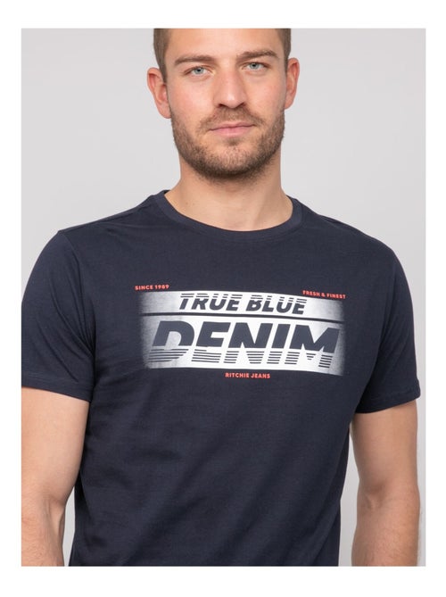 T-shirt coton motifs noloup - Kiabi