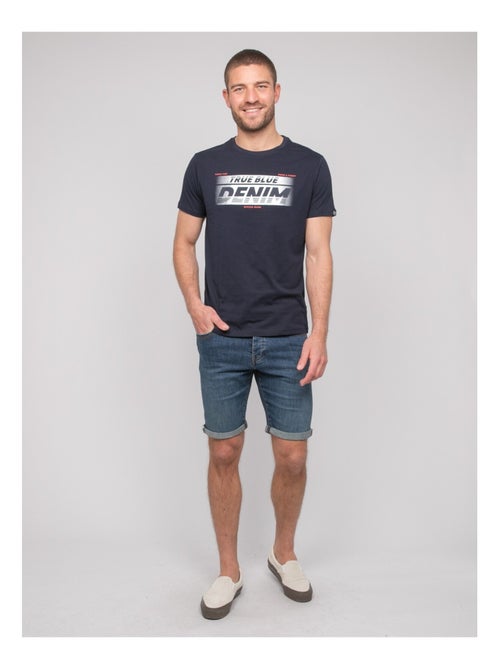 T-shirt coton motifs noloup - Kiabi