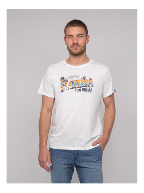 T-shirt coton motifs nourito - Kiabi