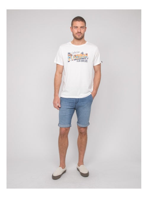 T-shirt coton motifs nourito - Kiabi