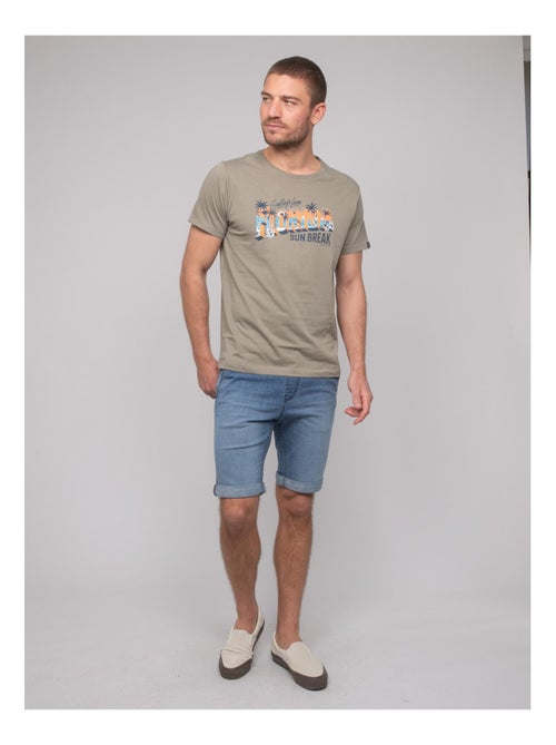 T-shirt coton motifs nourito - Kiabi