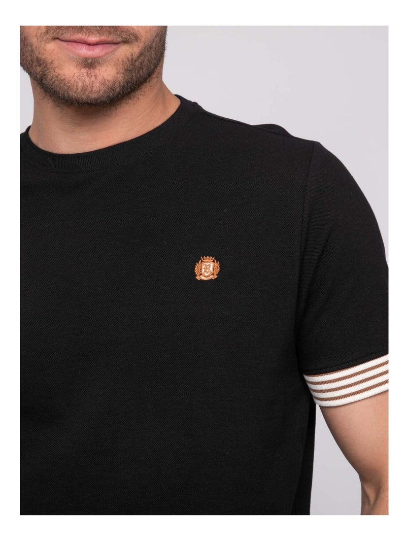 T-shirt coton nilanbal Noir - Kiabi