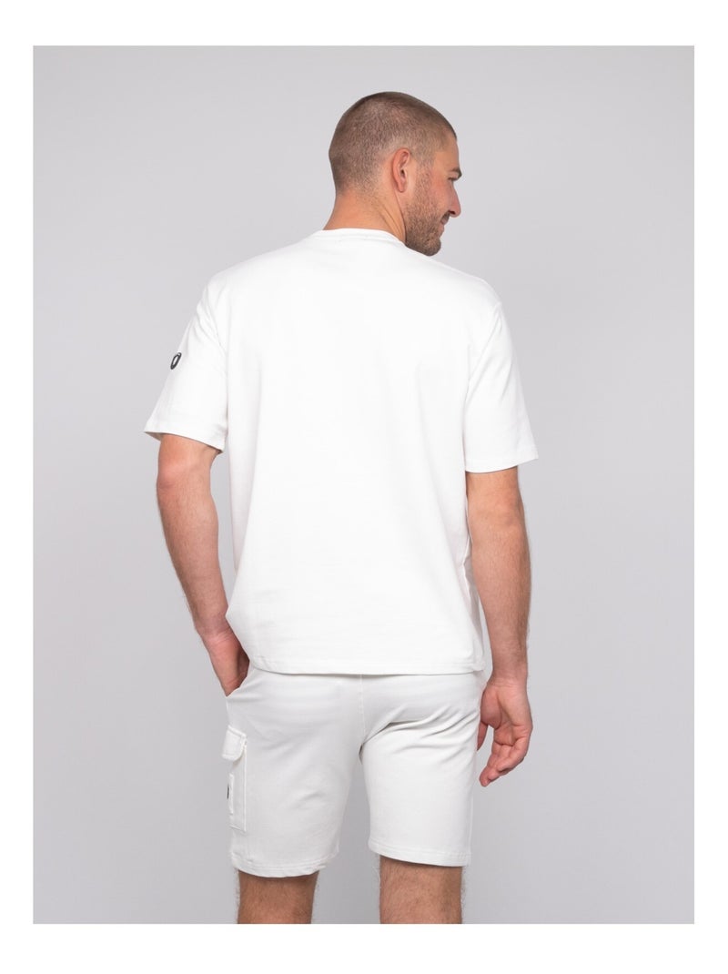 T-shirt coton nipara Ecru - Kiabi