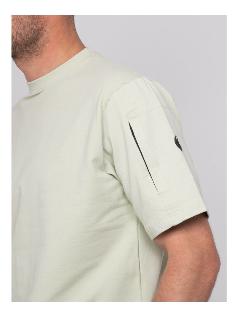 T-shirt coton nipara Vert pistache - Kiabi
