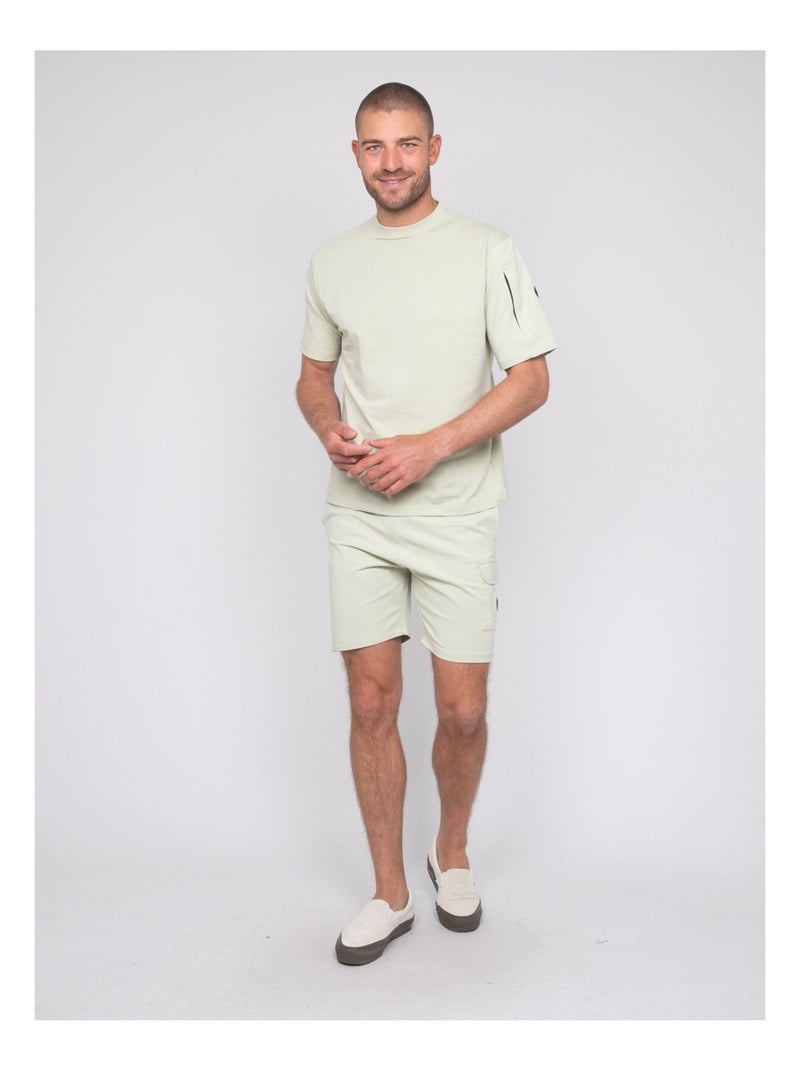 T-shirt coton nipara Vert pistache - Kiabi