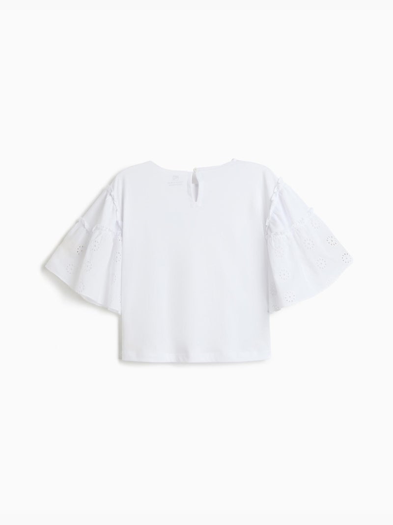 T-shirt coupe Boxy, MO Fashion Blanc - Kiabi