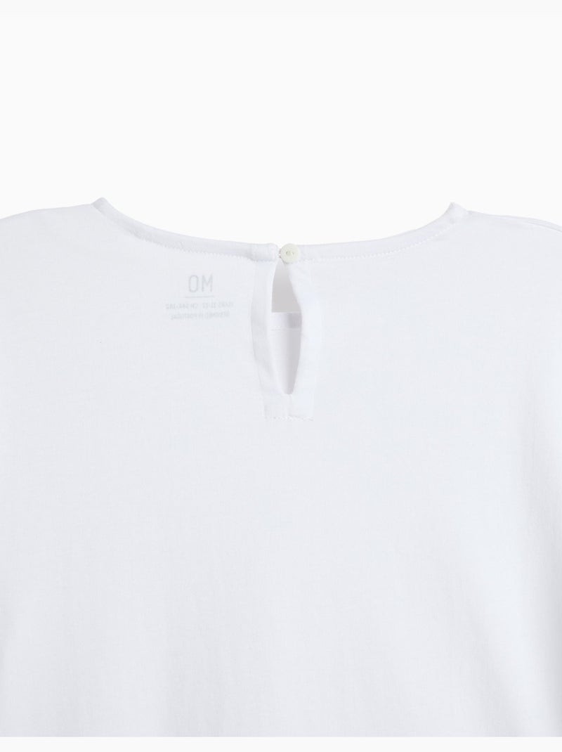 T-shirt coupe Boxy, MO Fashion Blanc - Kiabi