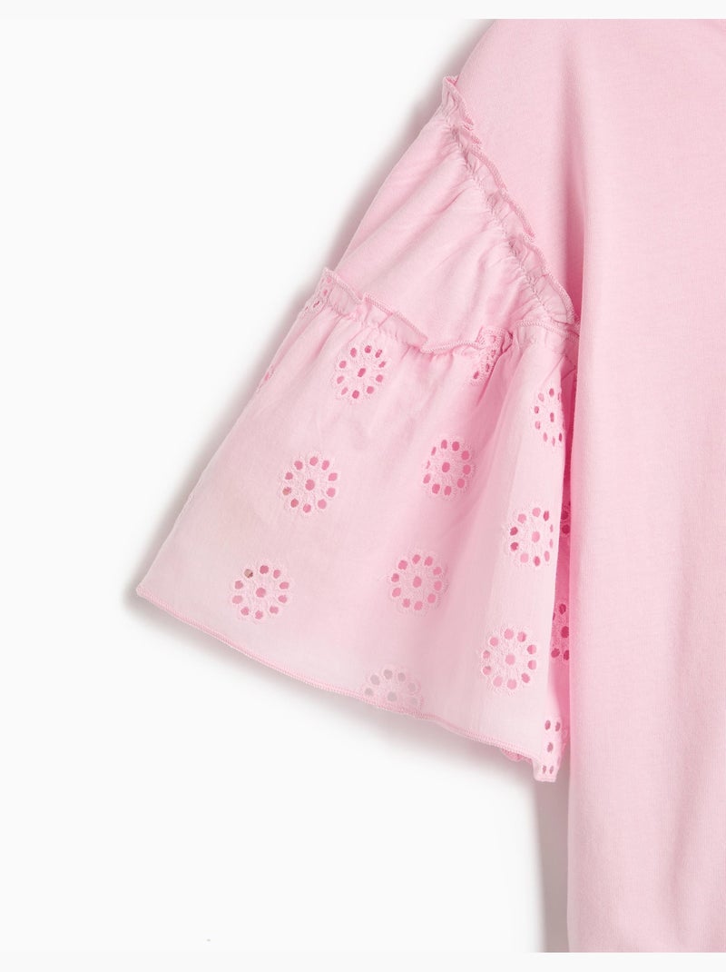 T-shirt coupe Boxy, MO Fashion Rose - Kiabi