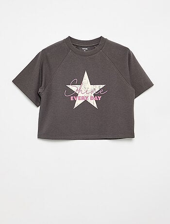 T-shirt coupe loose à manches courtes