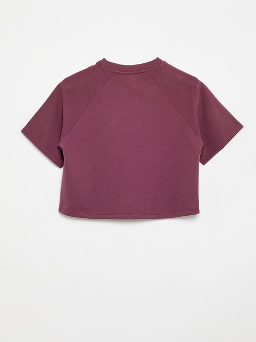 T-shirt coupe loose à manches courtes - Kiabi