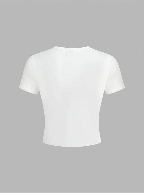 T-shirt court en coton imprimé hiccup - Kiabi