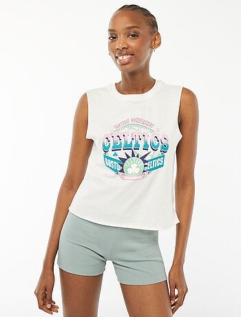 T-shirt crop 'Celtics' 'Boston' sans manches