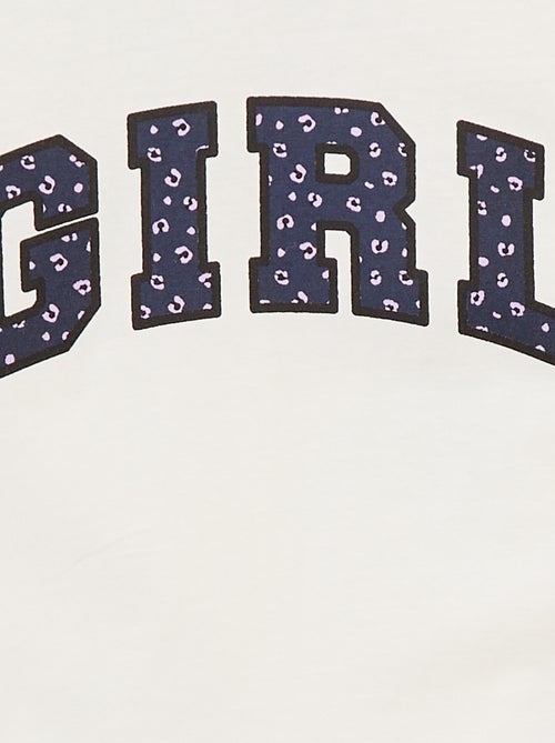 T-shirt crop esprit campus - Kiabi