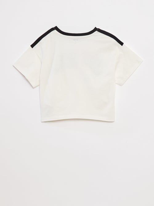 T-shirt crop esprit campus - Kiabi