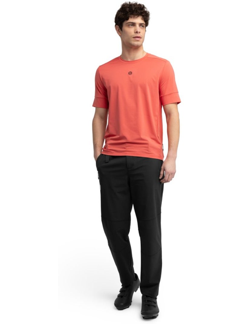 T-shirt cyclisme gravel homme cyclisme homme rockrover Rouge - Kiabi