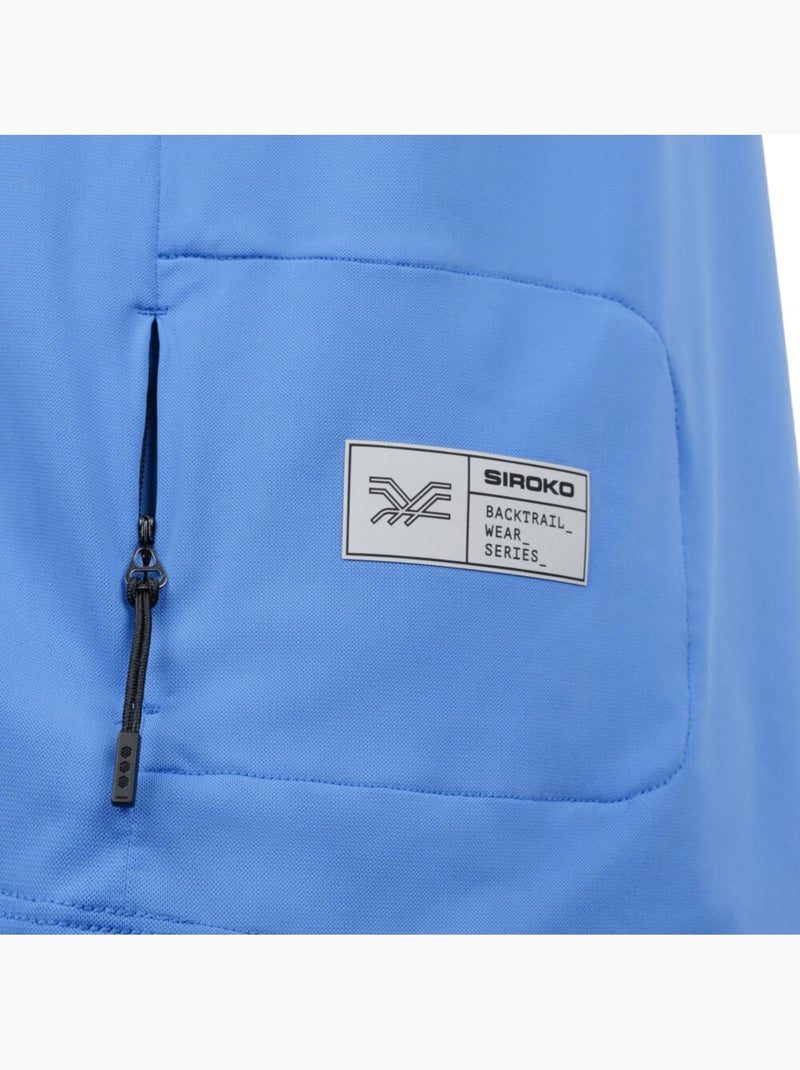 T-shirt cyclisme gravel homme homme linden Bleu - Kiabi