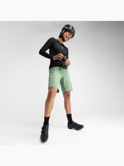 T-shirt cyclisme gravel manches longues femme cyclisme femme alder - Kiabi