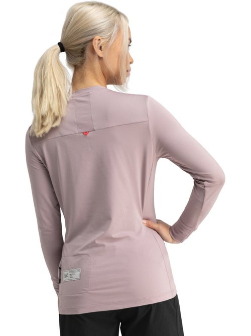 T-shirt cyclisme gravel manches longues femme cyclisme femme altiplano - Kiabi