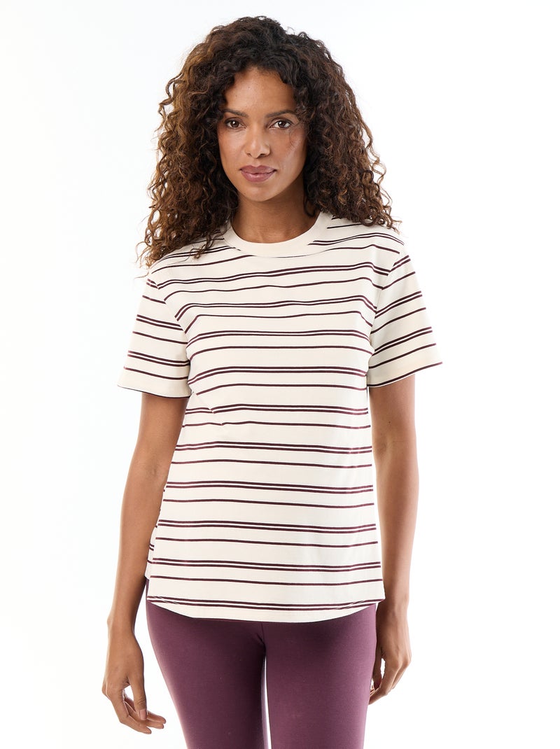 T-shirt d'allaitement Blanc - Kiabi
