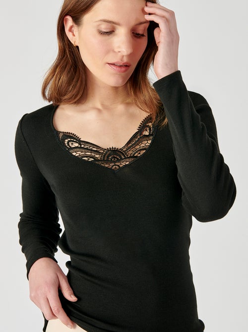 T-shirt 'Damart' thermolactyl Niveau 3 - Kiabi