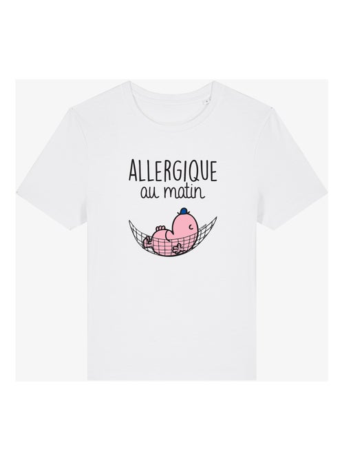 T-shirt Dames - ALLERGIQUE AU MATIN - Kiabi