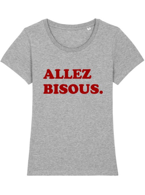 T-shirt Dames - ALLEZ BISOUS - Kiabi T-shirt Dames - ALLEZ BISOUS - Kiabi