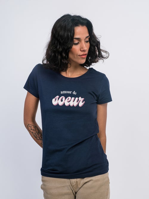 T-shirt Dames - AMOUR DE SOEUR - Kiabi T-shirt Dames - AMOUR DE SOEUR - Kiabi