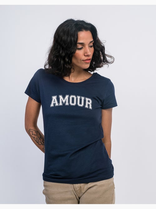 T-shirt Dames - AMOUR TYPO USA - Kiabi T-shirt Dames - AMOUR TYPO USA - Kiabi