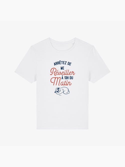 T-shirt Dames - ARRÊTEZ DE ME RÉVEILLER À 13H DU MATIN - Kiabi T-shirt Dames - ARRÊTEZ DE ME RÉVEILLER À 13H DU MATIN - Kiabi
