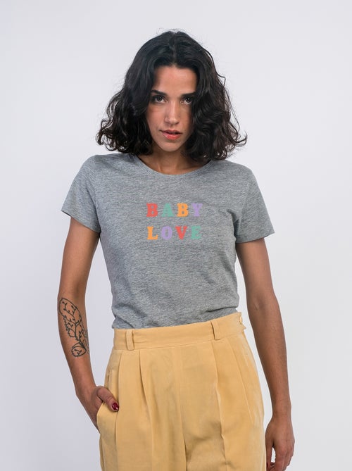 T-shirt Dames - BABY LOVE - Kiabi T-shirt Dames - BABY LOVE - Kiabi