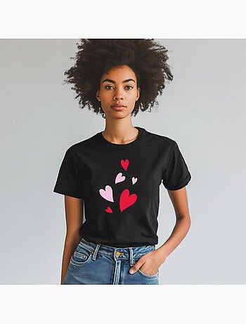 T-shirt Dames - BACK MANY HEARTS