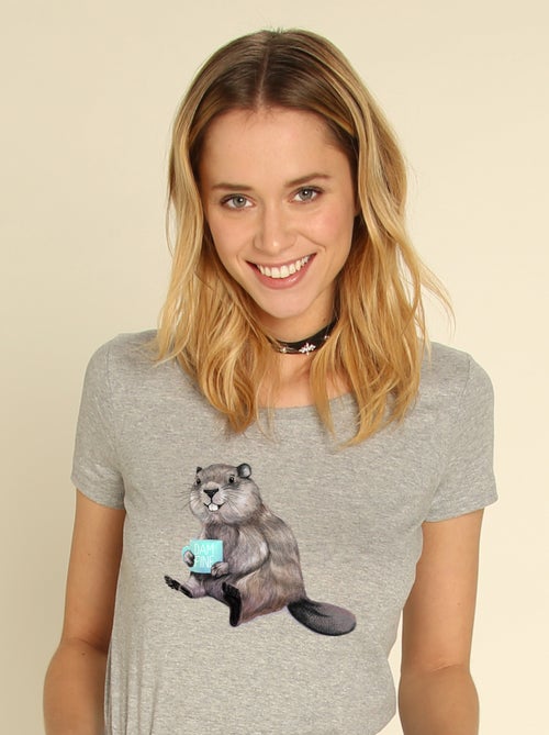 T-shirt Dames - BEAVER - Kiabi T-shirt Dames - BEAVER - Kiabi