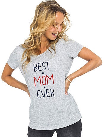 T-shirt Dames - BEST MOM EVER
