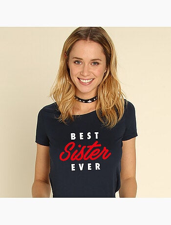 T-shirt Dames - BEST SISTER EVER