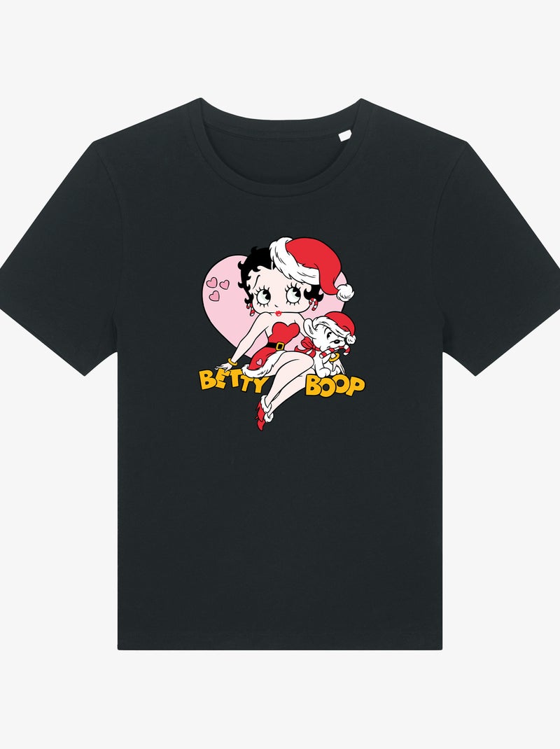 T-shirt Dames - BETTY BOOP 1 Zwart - Kiabi