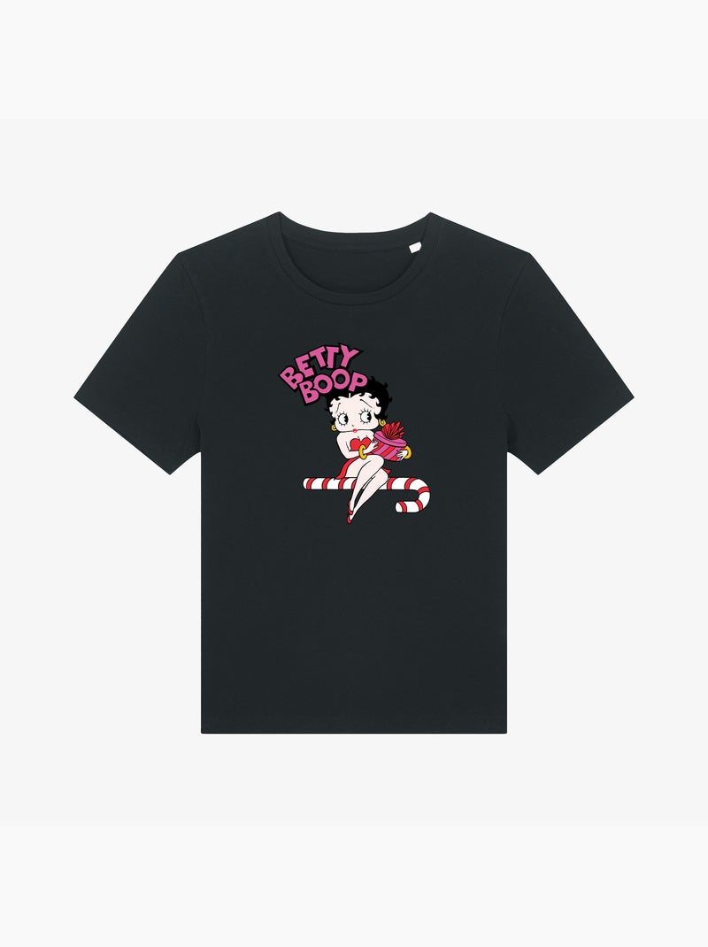 T-shirt Dames - BETTY BOOP 2 Zwart - Kiabi