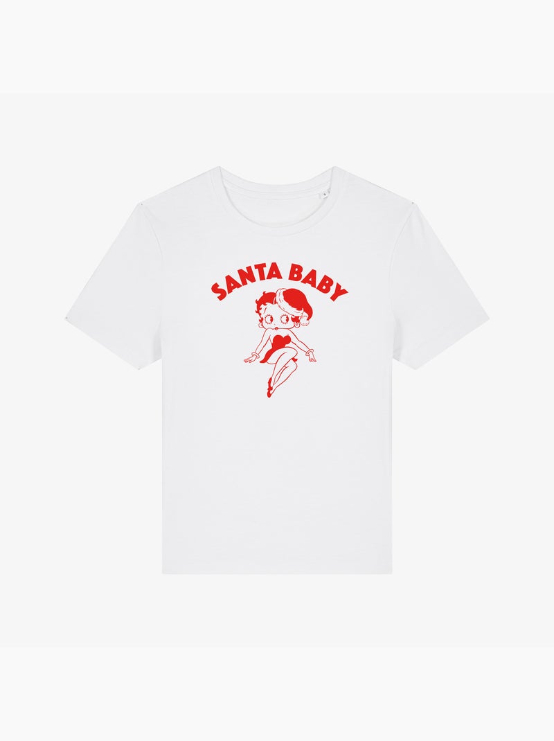 T-shirt Dames - BETTY BOOP 3 Wit - Kiabi