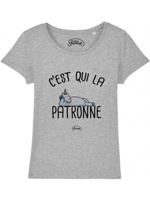 T-shirt Dames - C'EST QUI LA PATRONNE - Kiabi T-shirt Dames - C'EST QUI LA PATRONNE - Kiabi