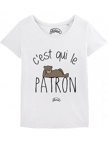 T-shirt dames - c'est qui le patron