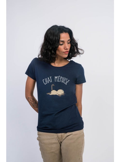 T-shirt Dames - CHAT M'EPUISE - Kiabi T-shirt Dames - CHAT M'EPUISE - Kiabi