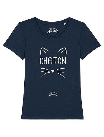 T-shirt dames - chaton
