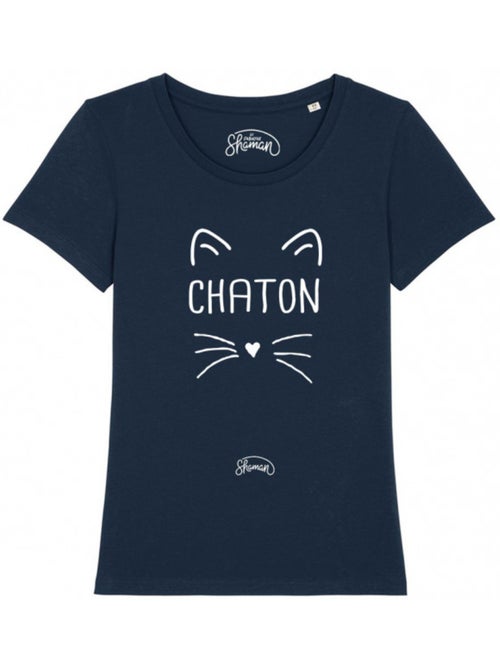 T-shirt Dames - CHATON - Kiabi