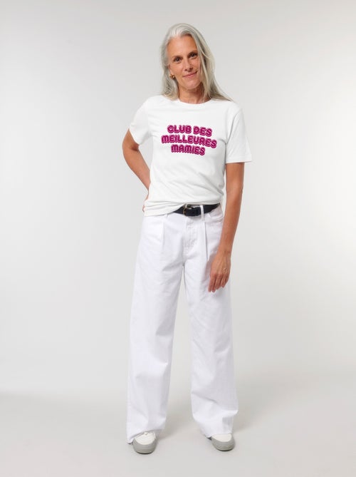 T-shirt Dames - CLUB DES MEILLEURES MAMIES - Kiabi