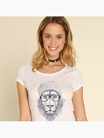 T-shirt Dames - COOL LION