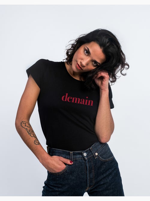 T-shirt Dames - DEMAIN BORDEAUX - Kiabi T-shirt Dames - DEMAIN BORDEAUX - Kiabi