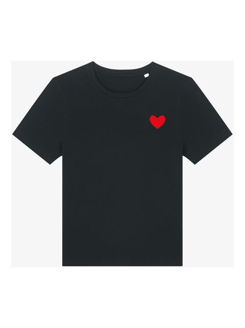 T-shirt Dames - DESSIN PETIT COEUR - Kiabi T-shirt Dames - DESSIN PETIT COEUR - Kiabi