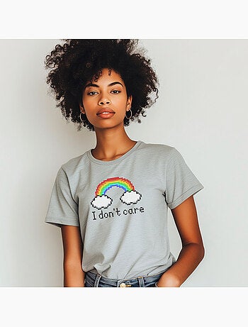 T-shirt Dames - DONT CARE