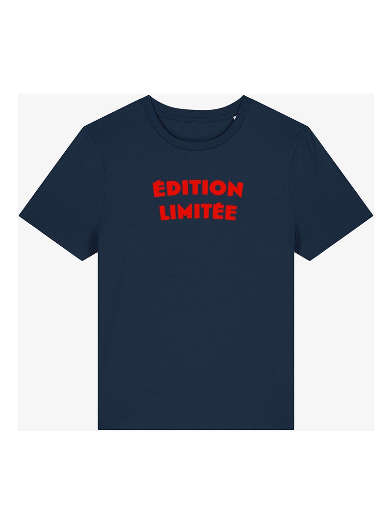 T-shirt Dames - EDITION LIMITÉE 2 Marineblauw - Kiabi