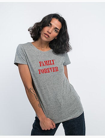 T-shirt dames - family forever
